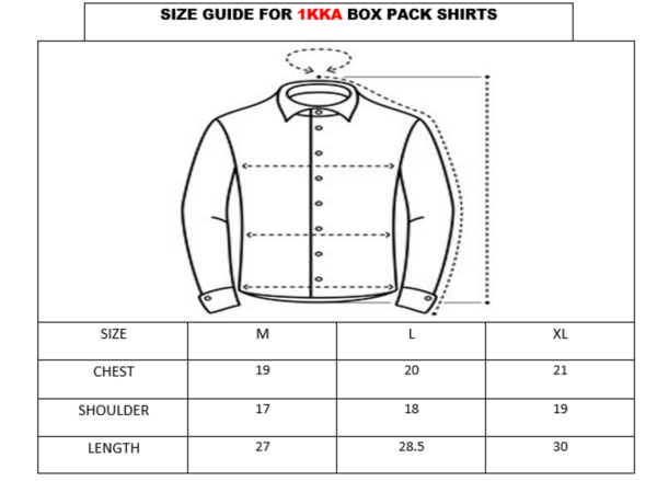 MENS PRINTED BOX PACKING SHIRTS(PACK OF 3) - Image 2