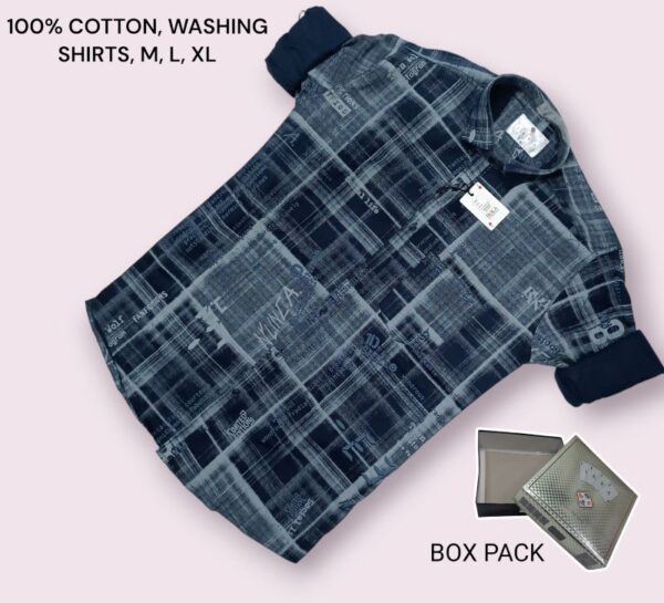 MENS PRINTED BOX PACKING SHIRTS(PACK OF 3)