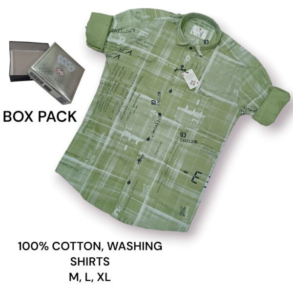 MENS PRINTED BOX PACKING SHIRTS(PACK OF 3)