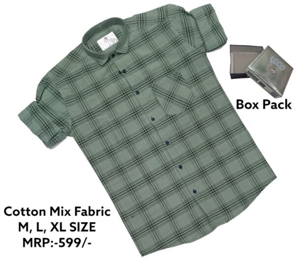 MENS CHECKERED BOX PACKING SHIRTS(PACK OF 3)