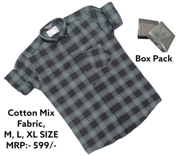 MENS CHECKERED BOX PACKING SHIRTS(PACK OF 3)