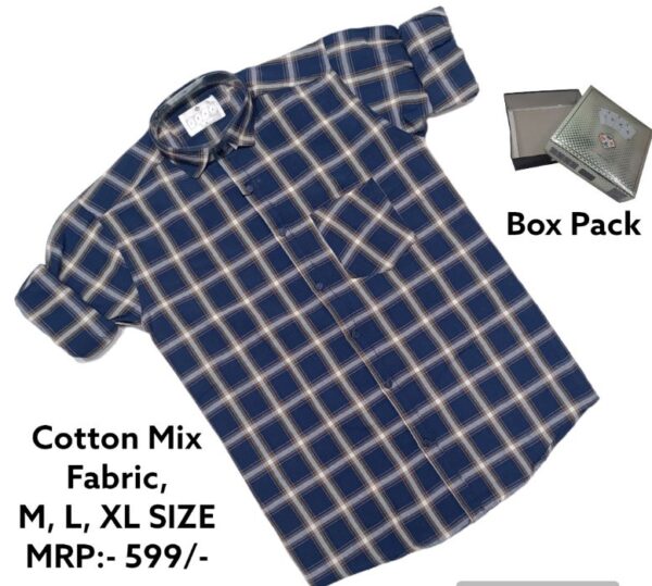 MENS CHECKS BOX PACKING SHIRTS