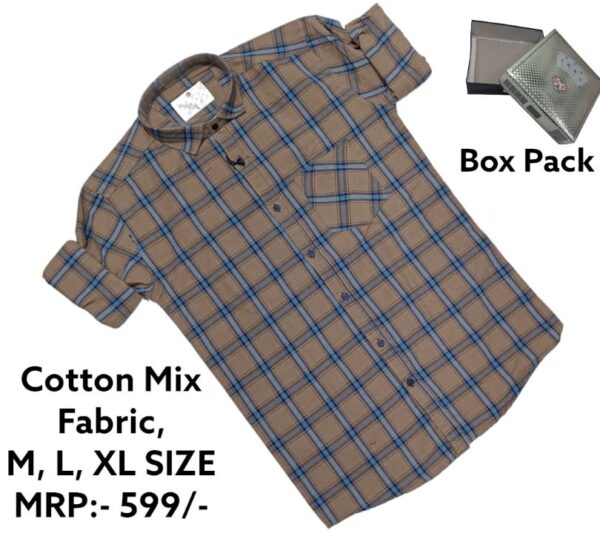 MENS CHECKERED BOX PACKING SHIRTS