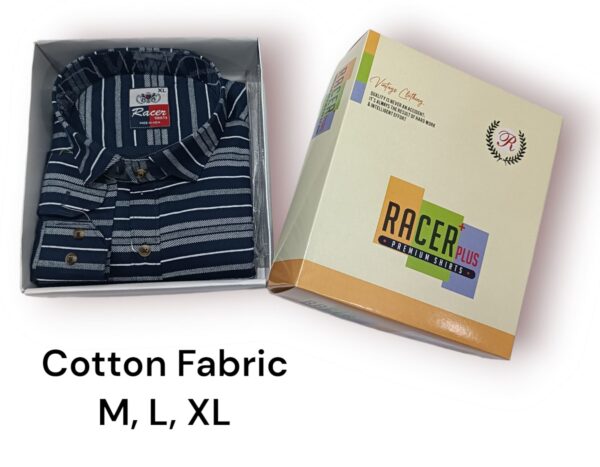 MENS STRIPES BOX PACKING SHIRTS