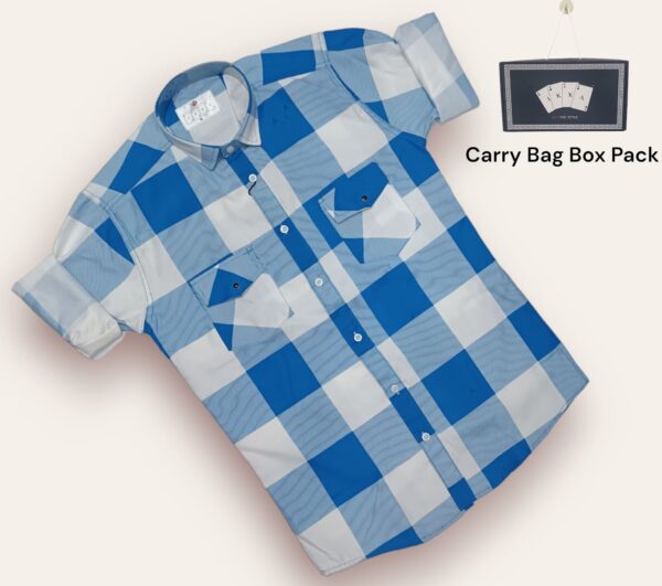 MENS CHECKERED BOX PACKING SHIRTS