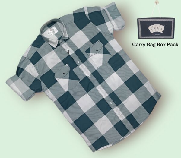 MENS CHECKERED BOX PACKING SHIRTS