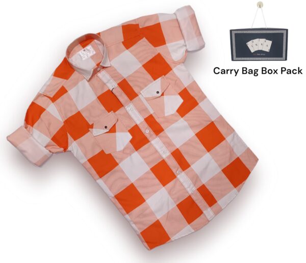 MENS CHECKERED BOX PACKING SHIRTS