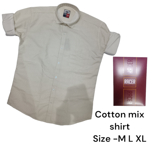 MEN BOX PACK COTTON MIX PRINTED SHIRTS-6404-(PACK OF 3)