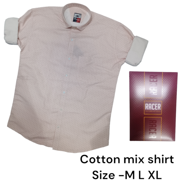 MEN BOX PACK COTTON MIX PRINTED SHIRTS-6404-(PACK OF 3)