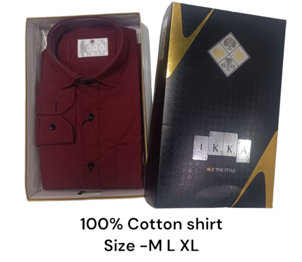 MEN BOX PACK 100% COTTON PRINTED SHIRT-9211-(PACK OF 3)