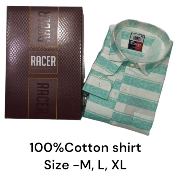 MEN'S BOX PACK 100% COTTON SHIRTS-6394-(PACK OF 3)