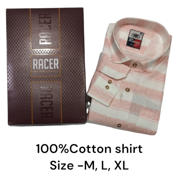 MEN'S BOX PACK 100% COTTON SHIRTS-6394-(PACK OF 3)