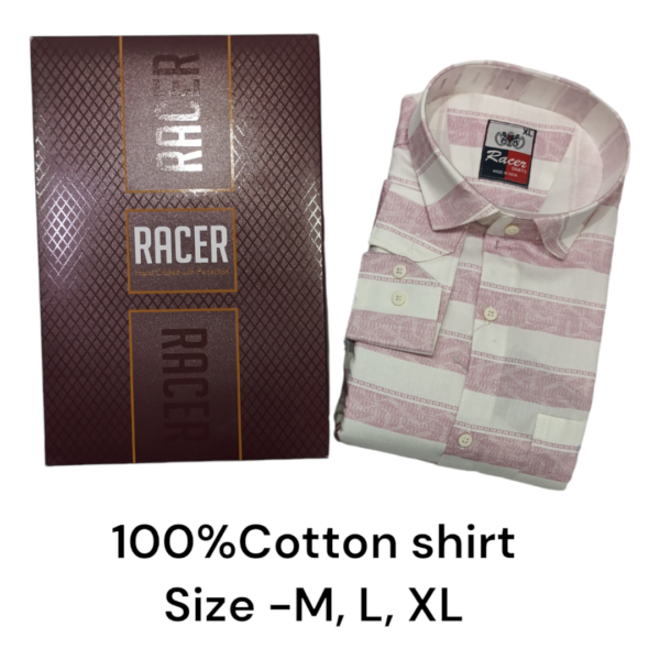 MEN'S BOX PACK 100% COTTON SHIRTS-6394-(PACK OF 3)